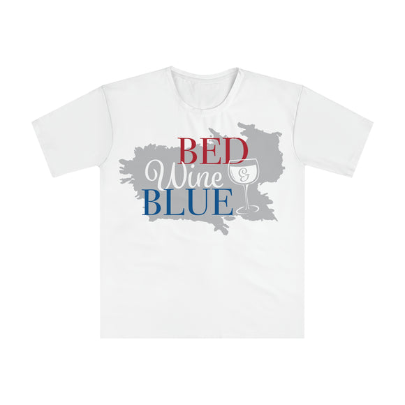 Red Wine and Blue T-shirt