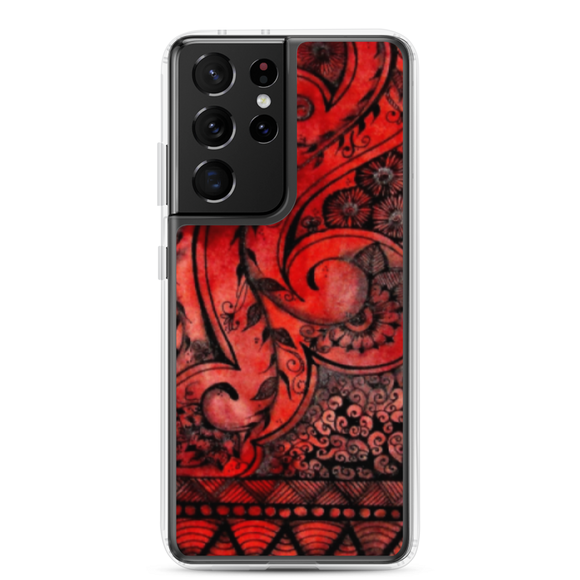 Samsung Case - Mediterranean Red (004) Design